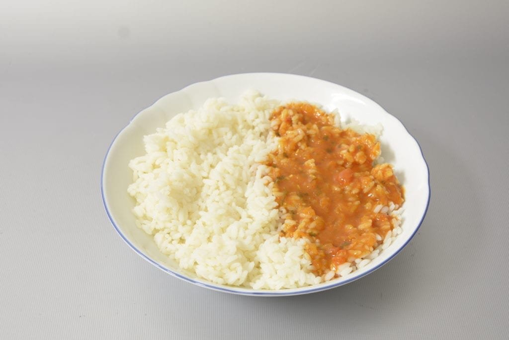 Uncle Bens rotes cremiges Curry mit Reis