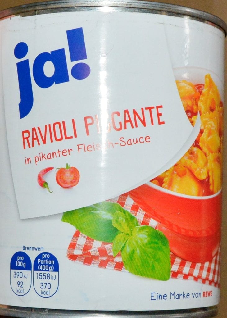 ja! Ravioli Piccante