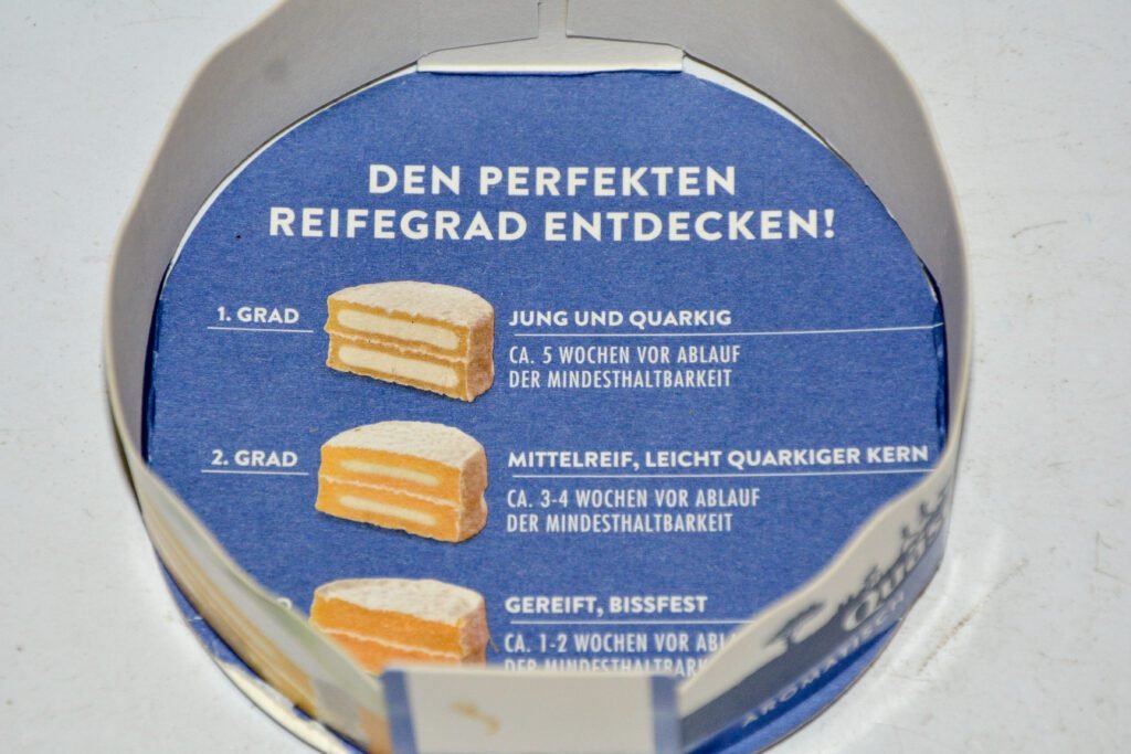 Quäse aromatisch Reifegrad Skala