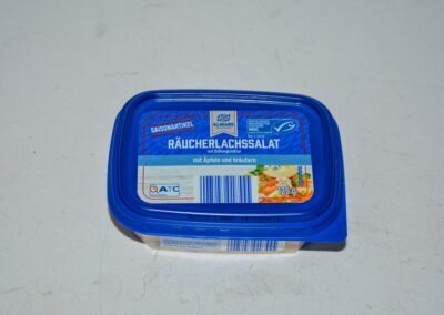 Aldi Almare Seafood Räucherlachssalat mit Äpfeln und Kräutern