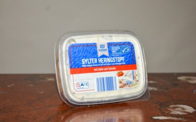 Angelöffelt: Aldi Almare Seafood Sylter Heringstopf 2021