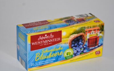 Produktfotos: Aldi Westminster Tea Schwedische Blaubeere 2022