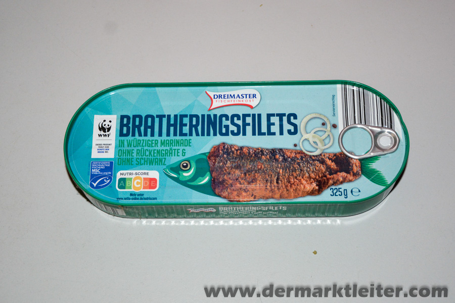 Netto Markendiscount Dreimaster Bratheringsfilets 2023