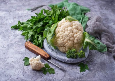 Blumenkohl mit Petersilie