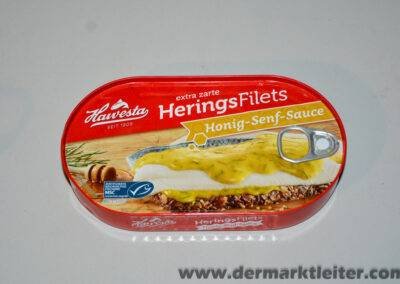 Hawesta extra zarte Herings Filets Honig-Senf-Sauce 2023