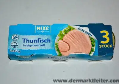 Lidl Nixe Thunfisch in eigenem Saft 2023