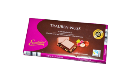 Aufgemacht: Norma Excelsior® Trauben-Nuss Schokolade 2023