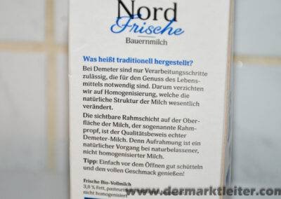 demeter Nord Frische Bio Voll Milch 2023 Traditionell hergestellt