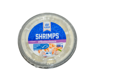 Aufgemacht: Aldi Almare Seafood Shrimps in Knoblauchsauce 2023