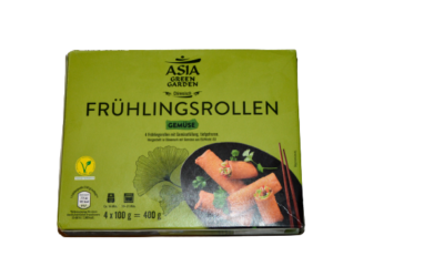 Fertiggebacken: Aldi Asia Green Garden Frühlingsrollen Gemüse 2023