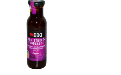 Aufgemacht: Aldi BBQ Streetfoodsauce Blaubeeren und Chipotle-Chili 2023