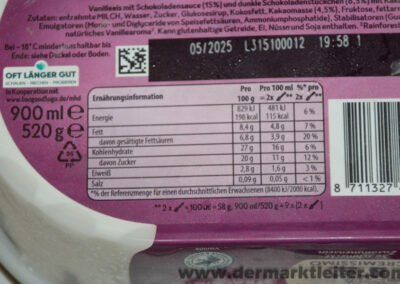 Cremissimo Stracciatella Eis 2023 Nährwerte