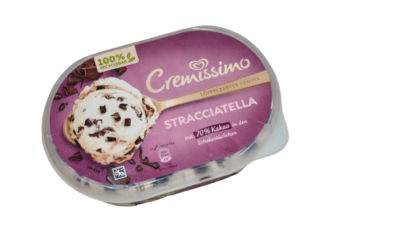 Aufgemacht: Cremissimo Stracciatella Eis 2023