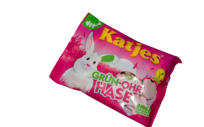 Aufgemacht: Katjes® Grün-Ohr Hase vegan 2023