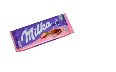 Aufgemacht: Milka Erdbeer Schokolade 2023