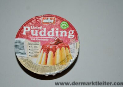 müller Grieß Pudding mit Kirschsauce 2023