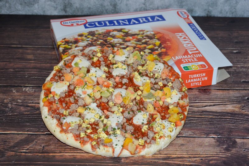 Dr. Oetker Pizza Turkish Style aufgemacht