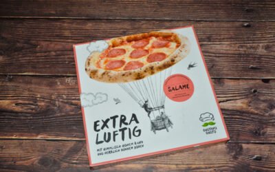 Fertiggebacken: Gustavo Gusto extra Luftig Salame(2024) im Unold Luigi Pizzaofen