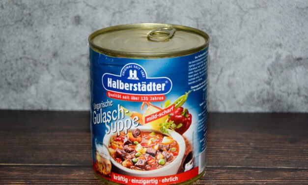 Aufgemacht: Halberstädter® Ungarische Gulaschsuppe