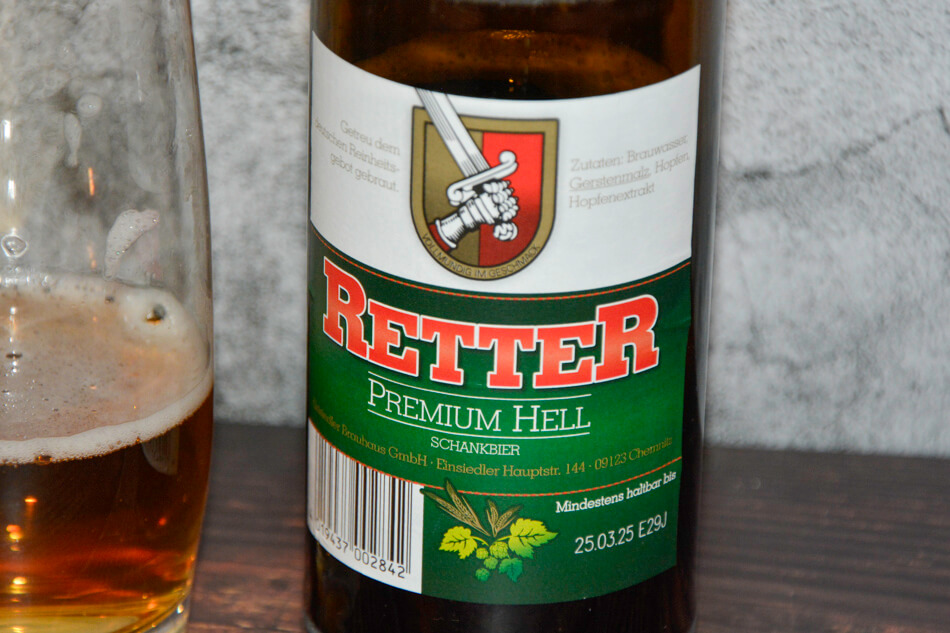 Netto Markendiscount Retter Bier Etikett