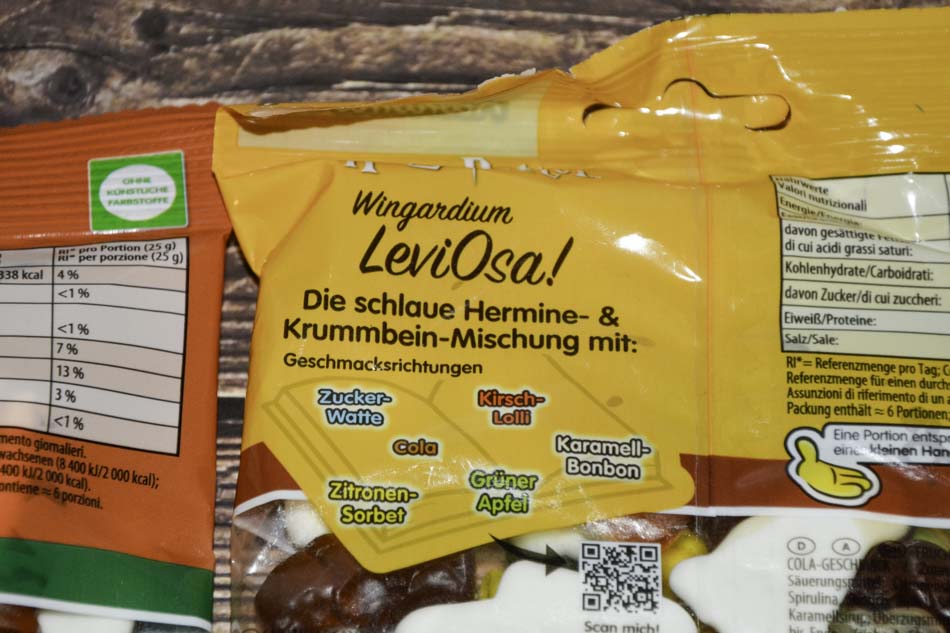 Lebensmittelarchiv Aufgemacht Haribo Harry Potter 3 Sorten 2025 Wingardium LeviOsa!