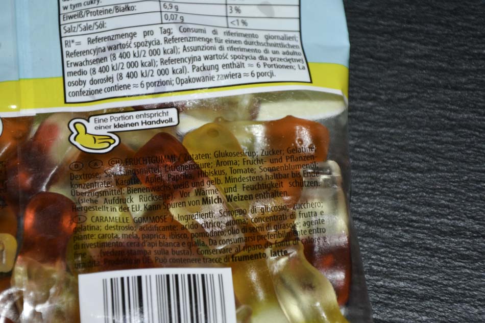 Lebensmittelarchiv aufgemacht Haribo Bitter Lemon 2025 ZutatenLebensmittelarchiv aufgemacht Haribo Bitter Lemon 2025 Zutaten