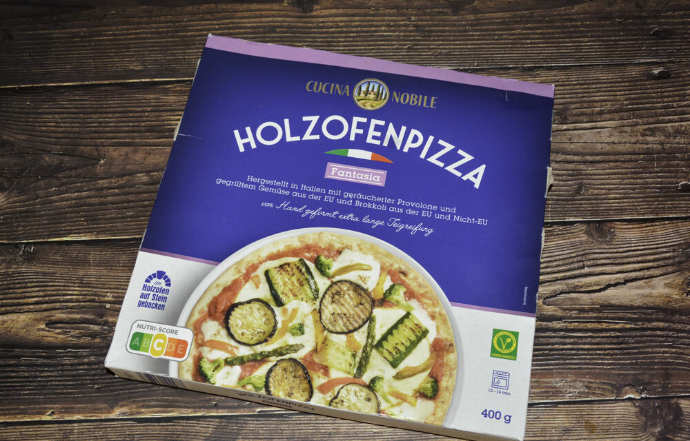 Lebensmittel-Archiv: Aldi Holzofenpizza Fantasia 2025