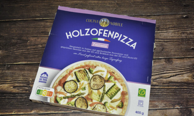 Lebensmittel-Archiv: Aldi Holzofenpizza Fantasia 2025