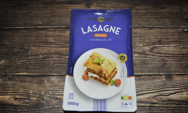 Lebensmittel-Archiv: Aldi Lasagne Bolognese 1kg 2025