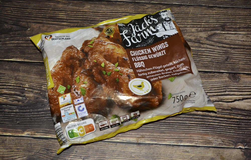 Lebensmittel-Archiv: Aldi Jack´s Farm Chicken Wings BBQ 2025