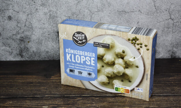 Lebensmittel-Archiv: Aldi Speise Zeit Königsberger Klopse 2025