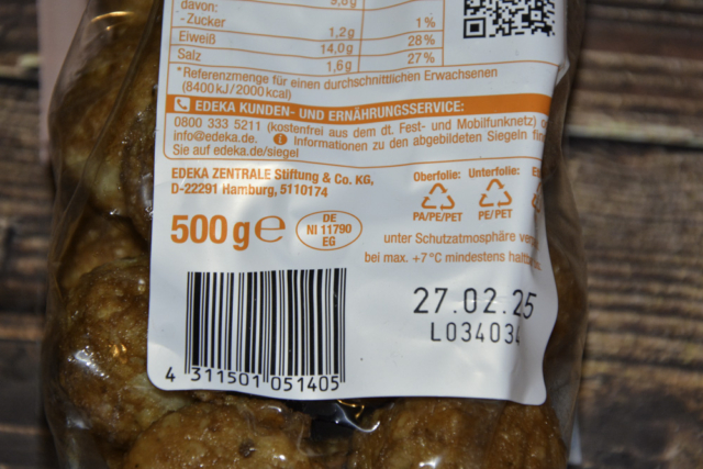 Gut & Günstig Geflügel Fikadellen Bällchen 2025 Sonstiges