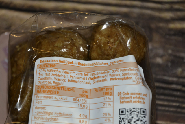 Gut & Günstig Geflügel Fikadellen Bällchen 2025 Zutaten