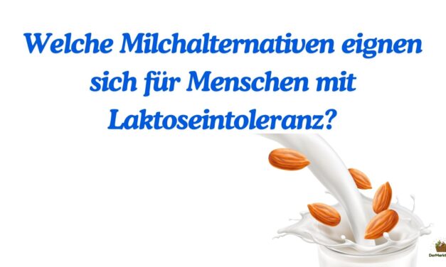 Welche Milchalternativen eignen sich für Menschen mit Laktoseintoleranz?