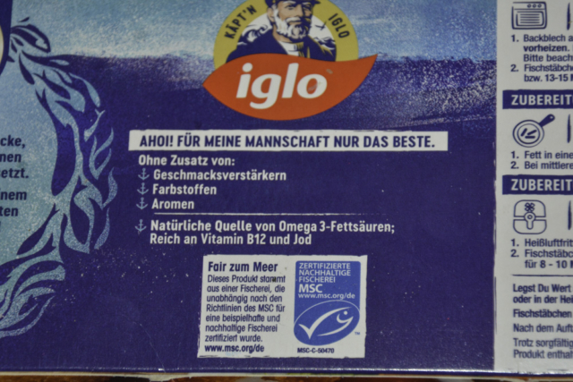 iglo 15 Fischstäbchen 2025 features