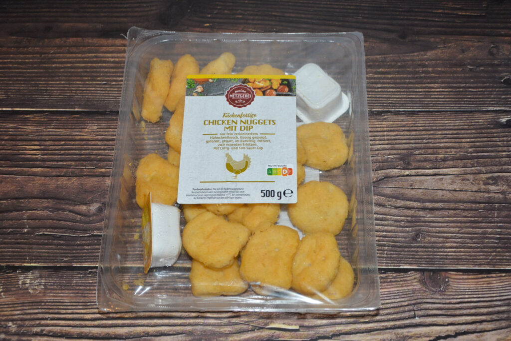 1 Aldi meine Metzgerei Chicken Nuggets mit Dip frisch 2025