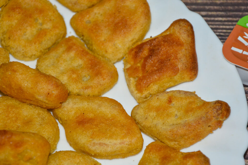 5 Aldi meine Metzgerei Chicken Nuggets mit Dip frisch 2025 fertiggebacken nah
