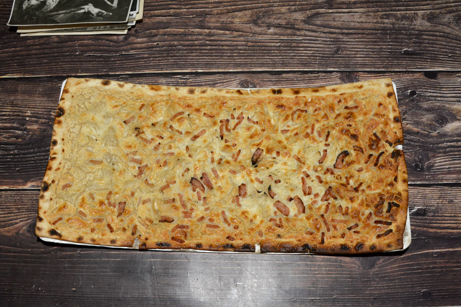 Aldi Frantastique! Original Flammkuchen mit Speck 2025 fertiggebacken