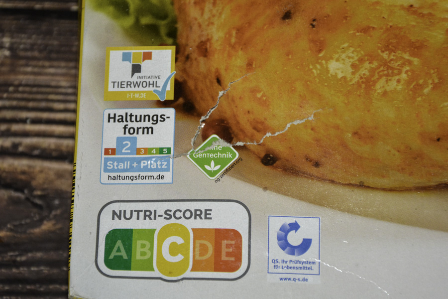 Aldi Jack´s Farm Hähnchenschenkel-Pfanne 1000g 2025 Haltungsform