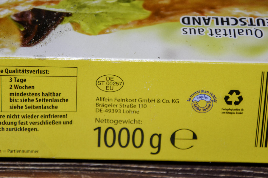 Aldi Jack´s Farm Hähnchenschenkel-Pfanne 1000g 2025 Sonstiges