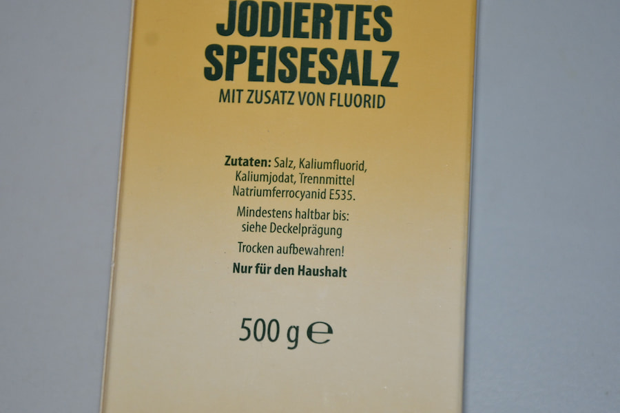 Aldi Le Gusto Jodiertes Speisesalz 2023 Zutaten