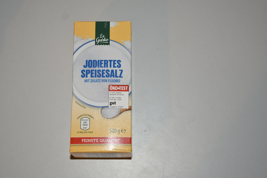 Aldi Le Gusto Jodiertes Speisesalz 2023