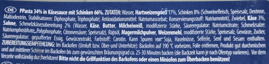 Aldi Trader Joe´s® Mac & Cheese Ham 2025 Zutaten und Zubereitung