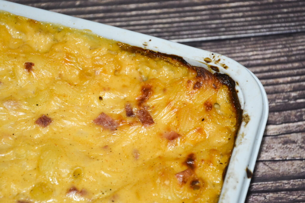 Aldi Trader Joe´s® Mac & Cheese Ham 2025 fertiggebacken nah