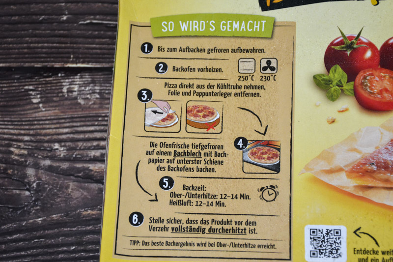 Dr. Oetker Die Ofenfrische Salami 2025 Zubereitung