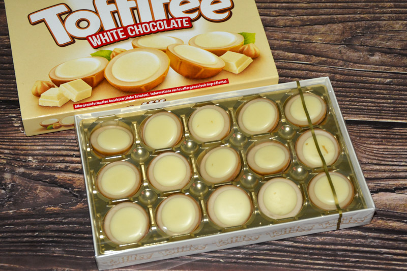 Storck Toffifee White Chocolate 2025 aufgemacht